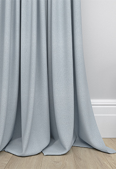 San Remo (Blackout), Columbia Blue - Made to Measure Curtains